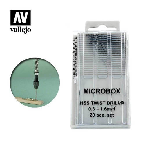 Microbox borsett 20stk 0.3-1.6mm